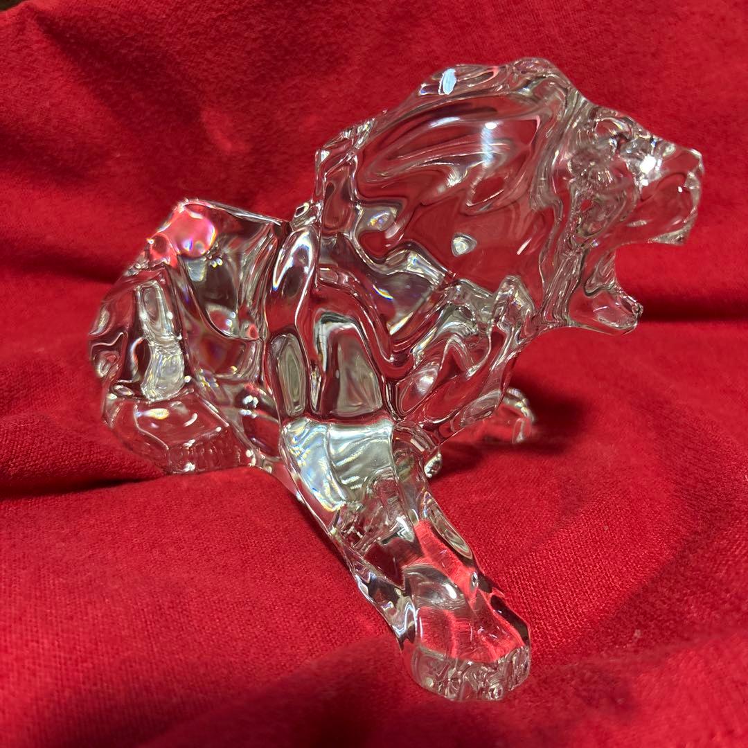 BACCARAT バカラ ライオン 置物