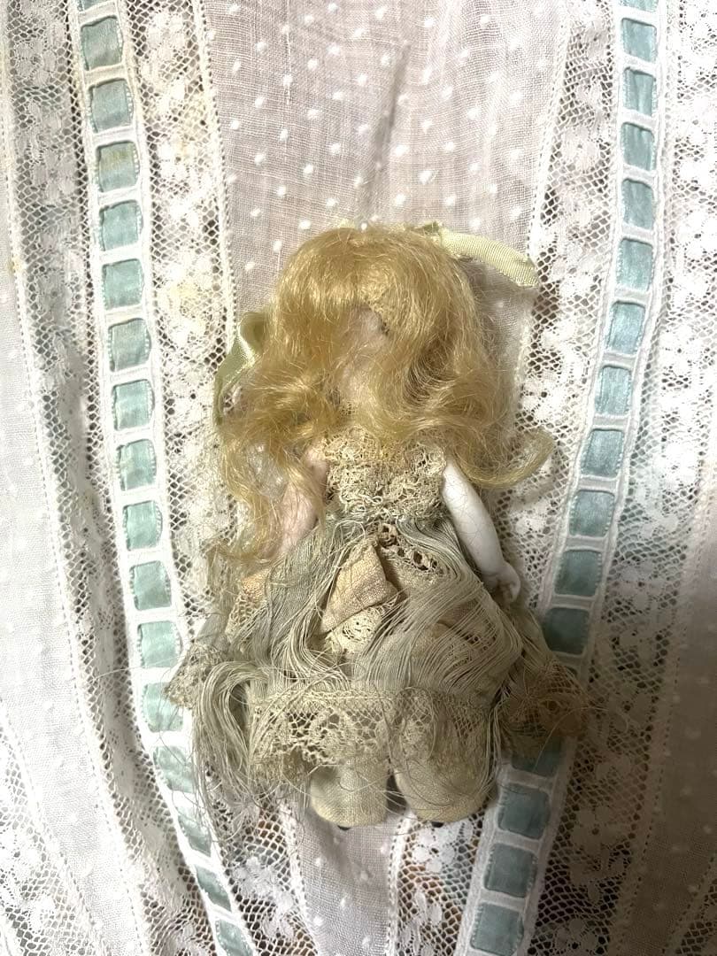 最終　お値下げ　フレンチミニョネット　アンティーク　ドール　ビスクドール