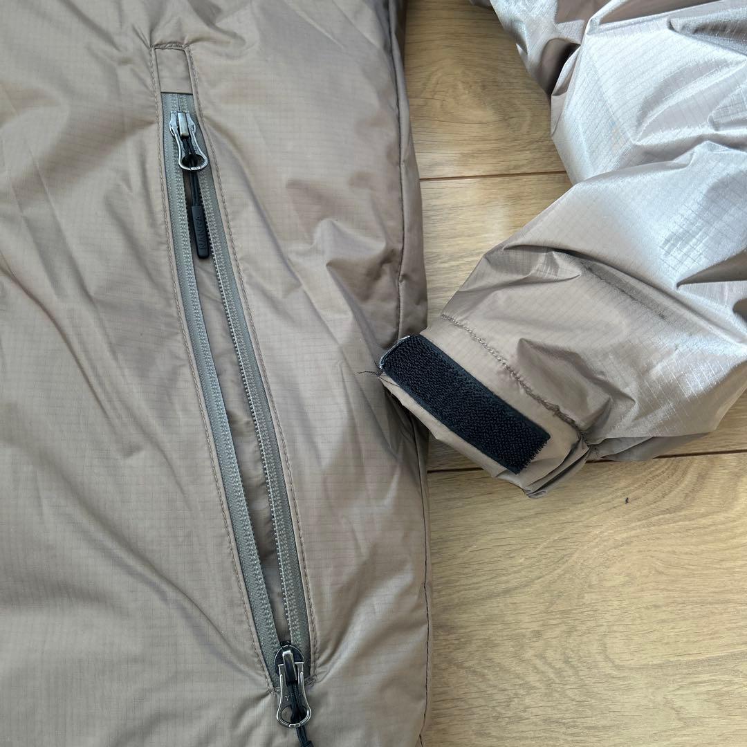 NANGA オーロラテックダウンジャケット　スタンドカラー　コヨーテ