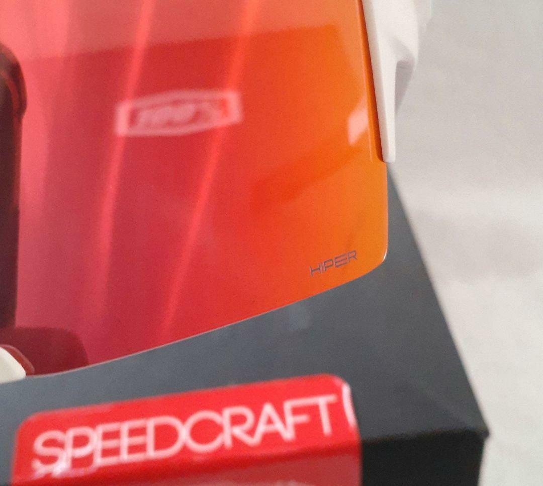 100％ Speedcraft ホワイト レッド ワンハンドレッド サングラス