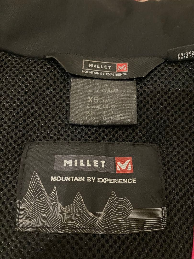 【美品】MILLET スキーウェア 上下セット Sサイズ