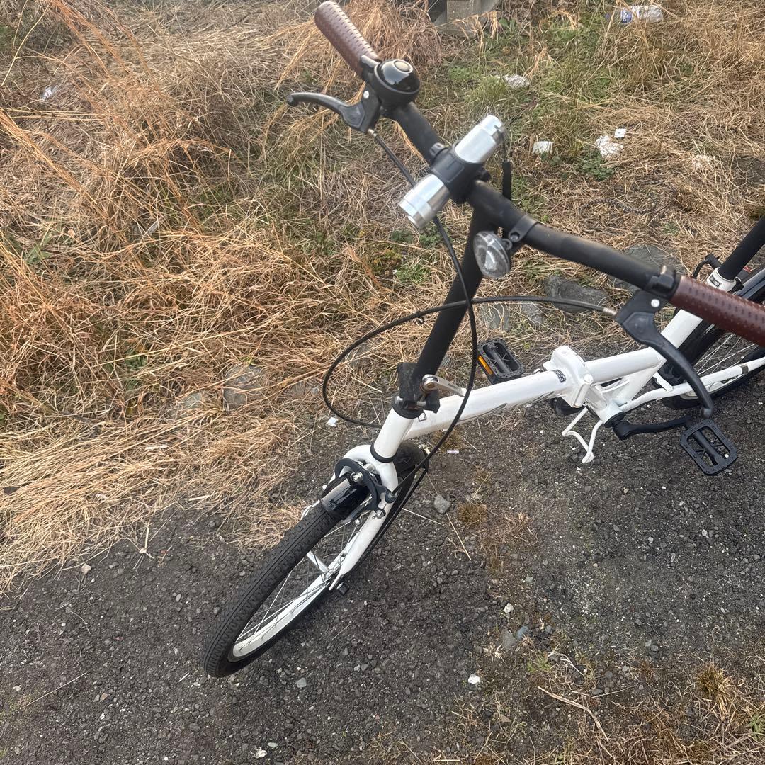 Gareth 折りたたみ自転車 ホワイト