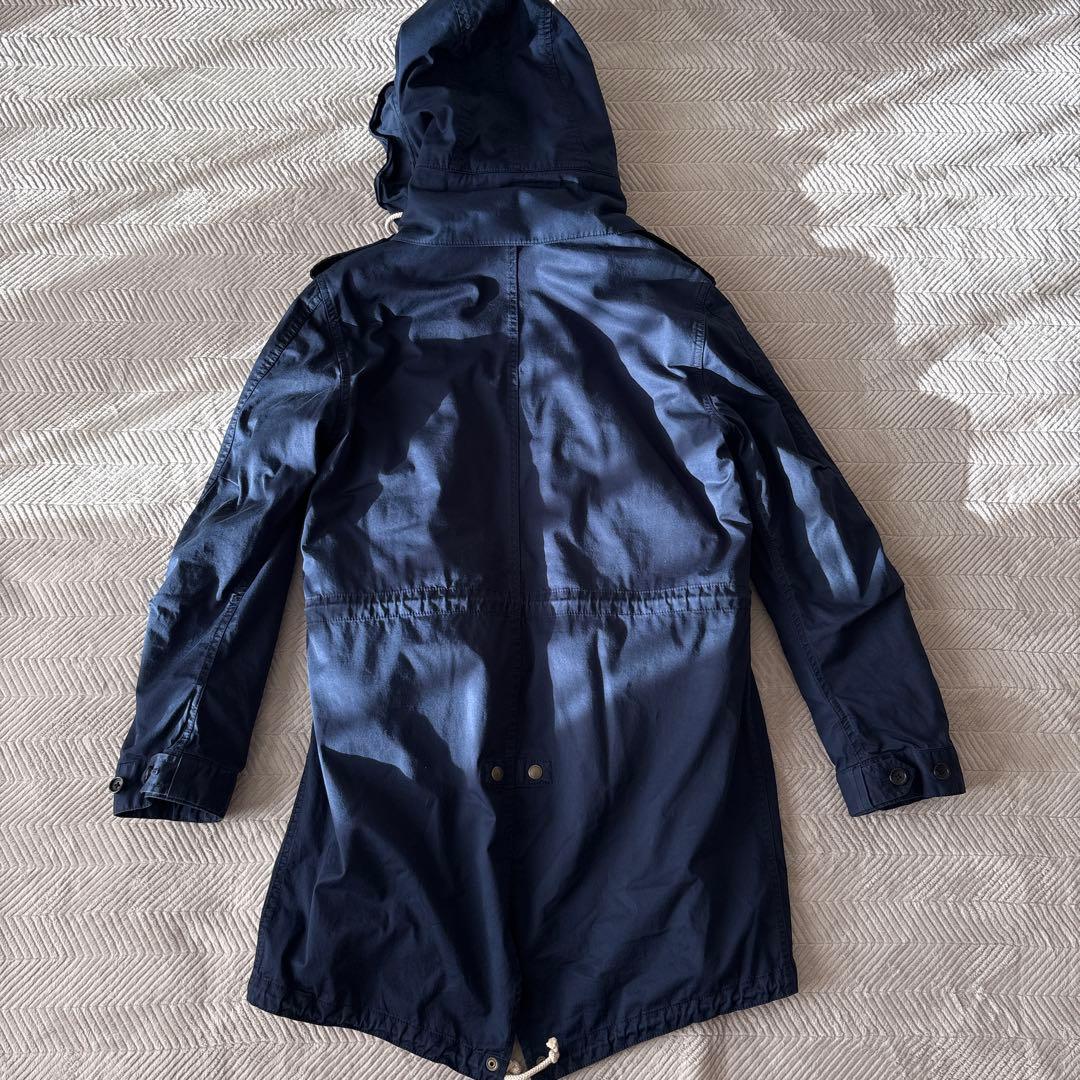 まさ裏ボアインナー付モッズコートL 紺