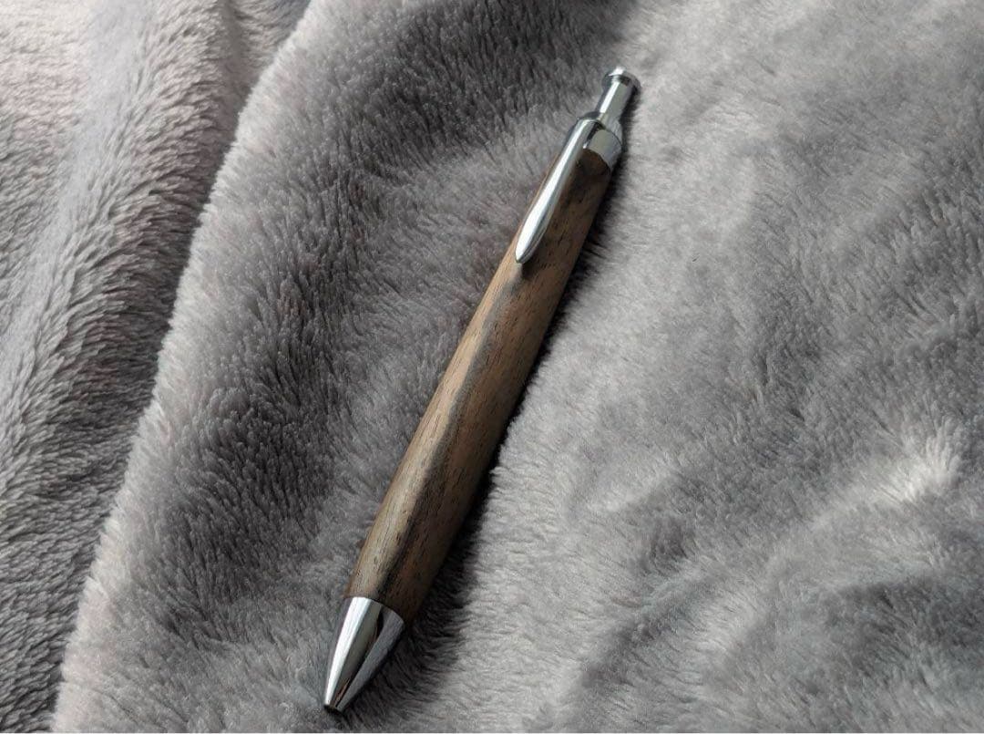富士瘤craft シャーペン　黒柿、欅　野原工芸　ボナンペン　工房楔　こぶた工房
