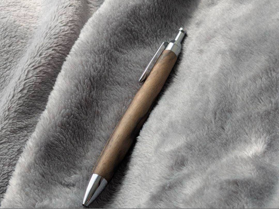 富士瘤craft シャーペン　黒柿、欅　野原工芸　ボナンペン　工房楔　こぶた工房