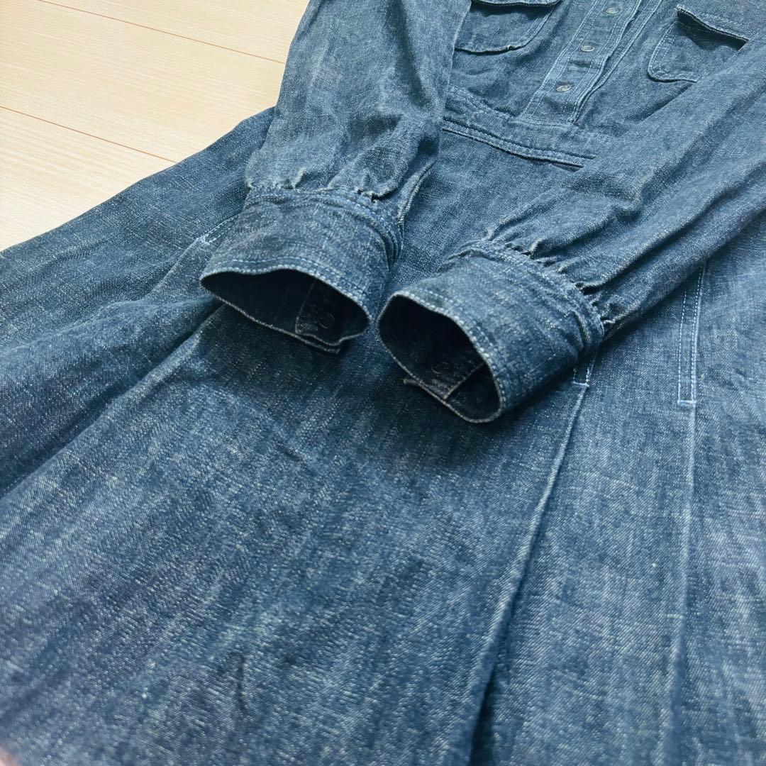 miumiu ミュウミュウ デニムワンピース 長袖