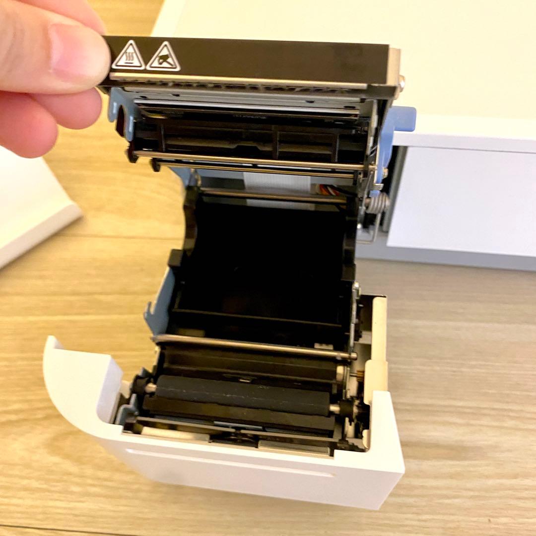 【美品】【完動】スター精密プリンター付キャッシュドロアMPOP10-WHT-JP