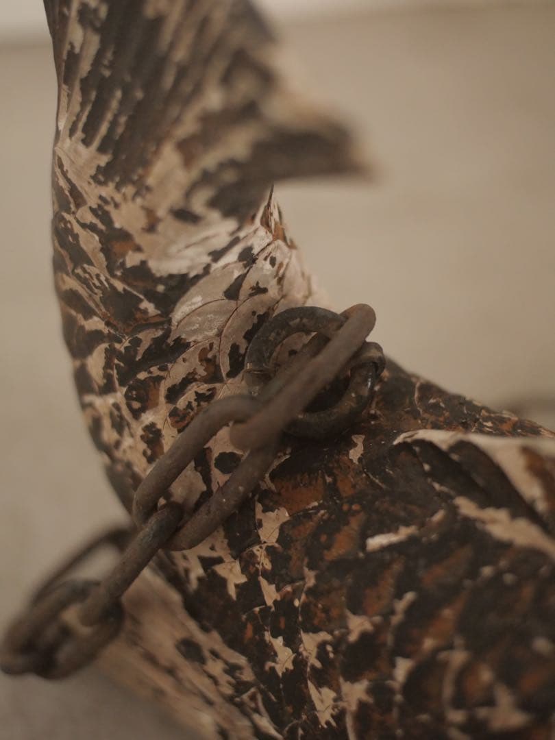 魚　木製　オブジェ　人形　置物　アート　古家具　古道具　アンティーク　昭和レトロ