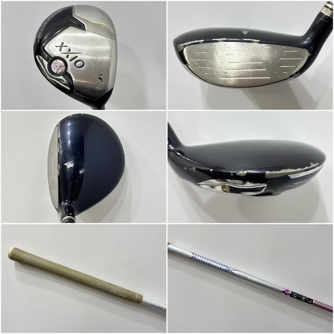 レディース右利き初心者用　ゼクシオ　5＆7代目　ハーフゴルフセット　W-2327