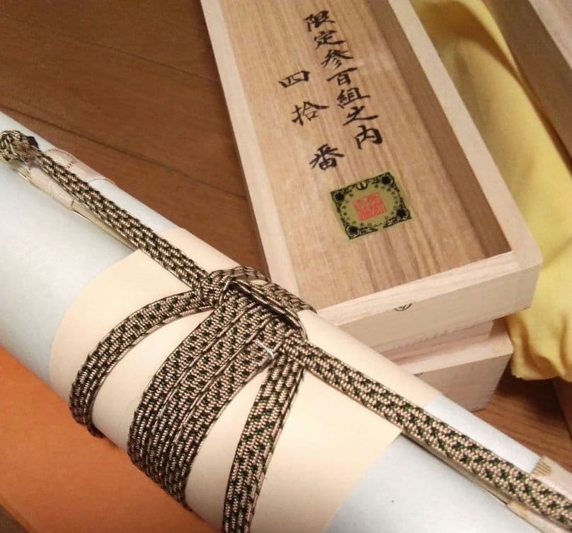 【未使用品】掛軸　宮本武蔵 筆　鵜図▪枯木鳴鵙図 2本セット　リトグラフ　限定品