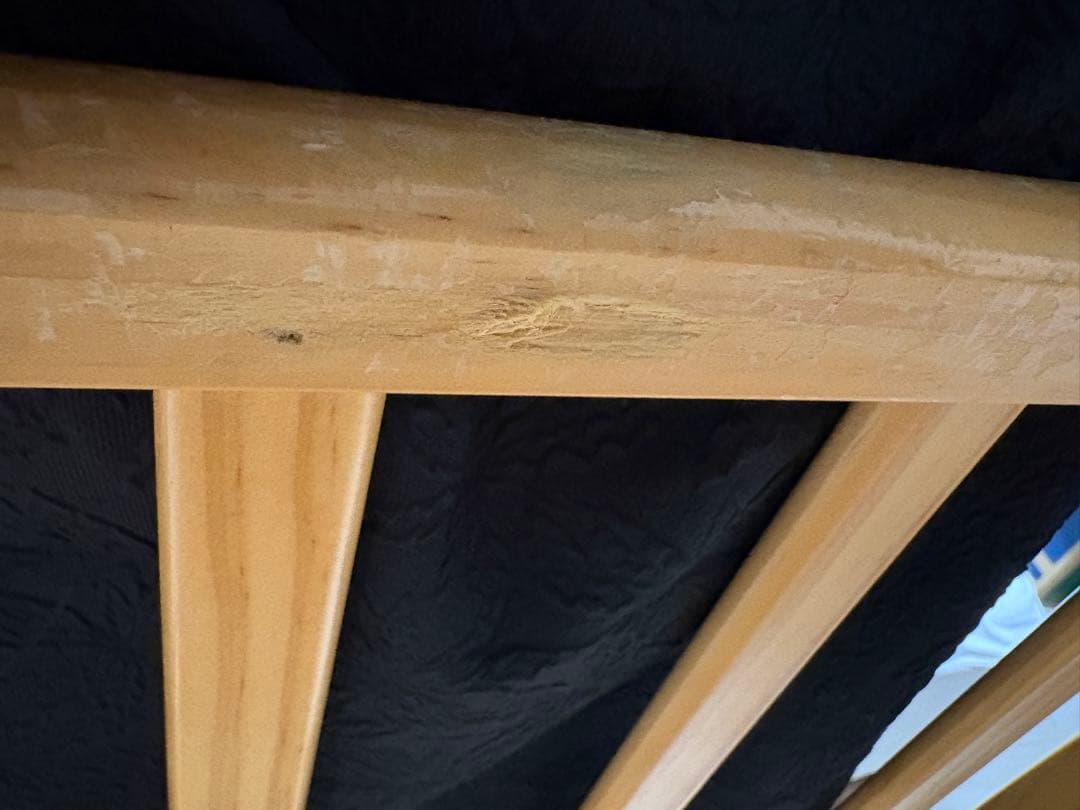 【廃盤品】カトージ　KATOJI ハイシート　ミニベビーベッド　ナチュラル