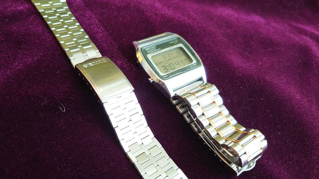 稼動品 SEIKO セイコー A229-5010 デジタル 腕時計　レトロ当時物