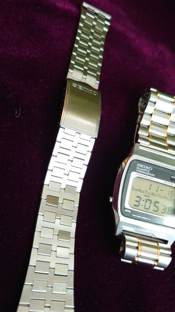 稼動品 SEIKO セイコー A229-5010 デジタル 腕時計　レトロ当時物