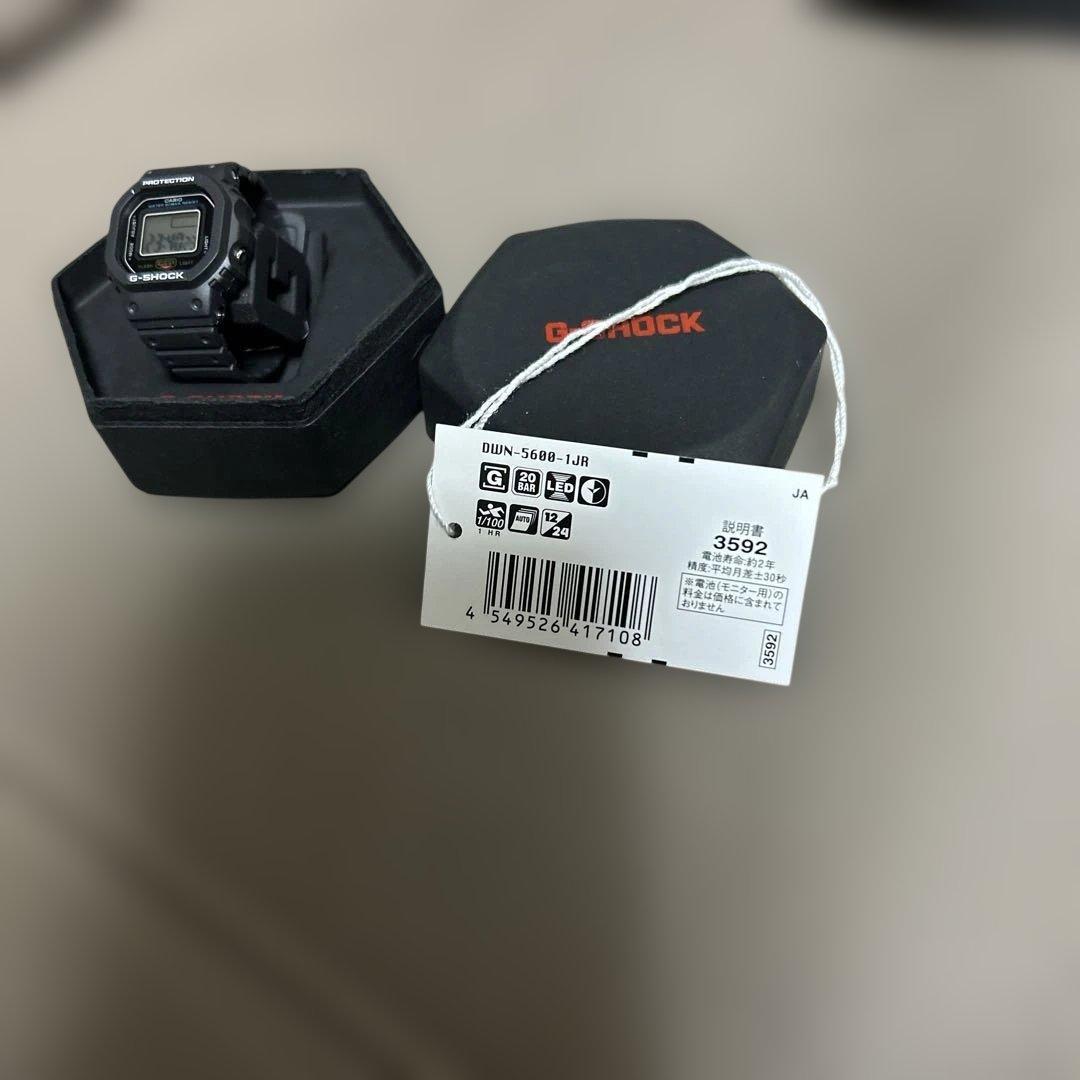 CASIO G-SHOCK DWN-5600-1JR リング タグ 新品未使用