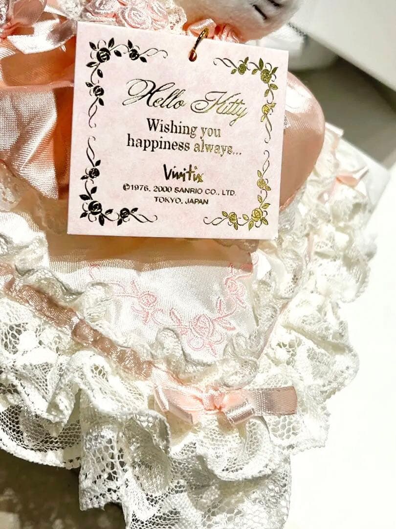 ハローキティ ウエディング ドール リングピロー Vivitix 新品タグ付き