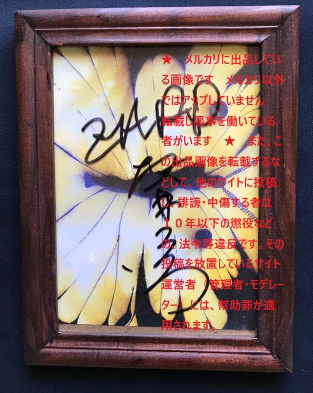 ★ZARD　坂井泉水　直筆「フォトフレーム」