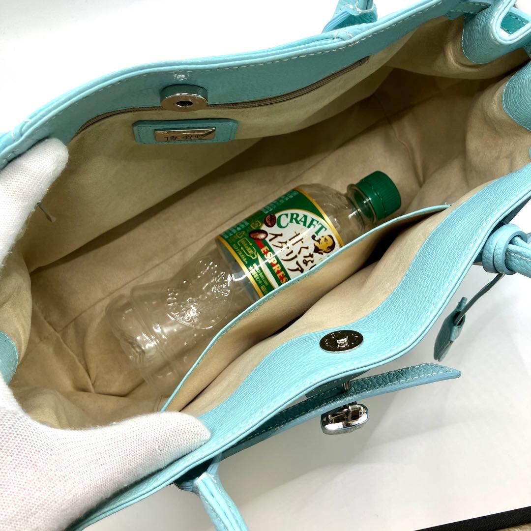 傳濱野 デンハマノ ミーティア ハンドバッグ トートバッグ ピュアクラルテ