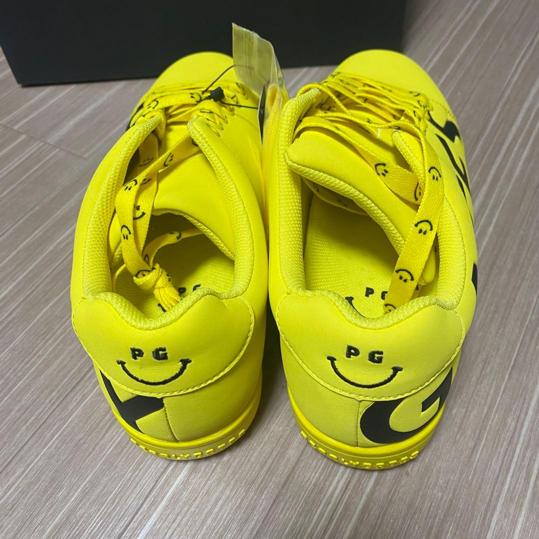 新品未使用PEARLY GATES イエロー ゴルフシューズ　サイズ23.5cm