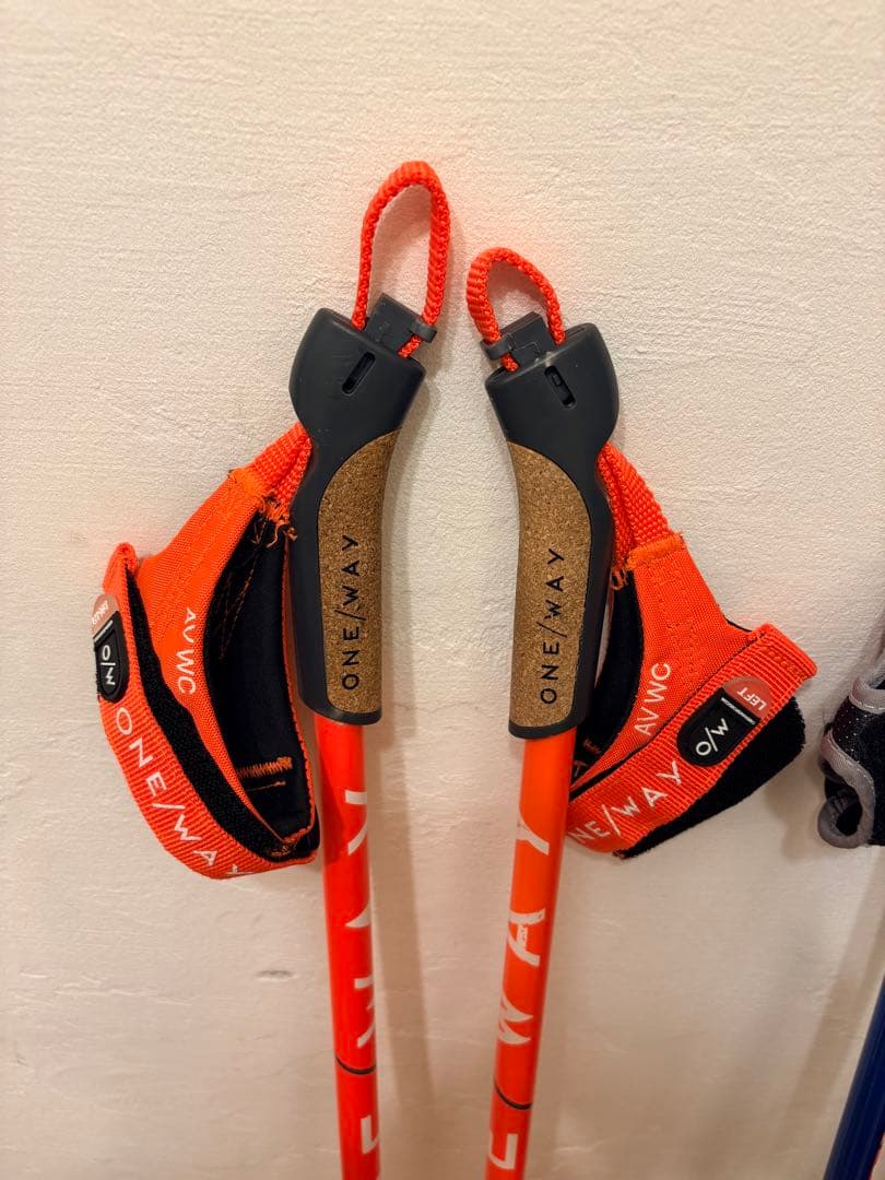 クロスカントリースキー　ストック　ポール　ジュニア用