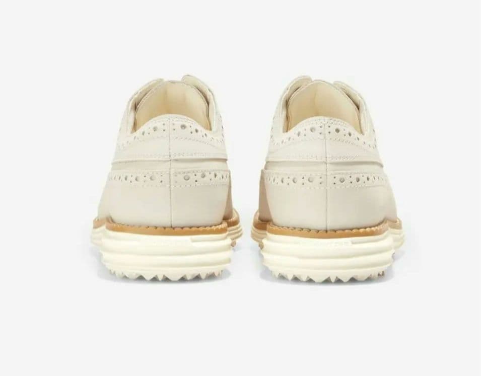 ☆極美品☆COLE HAAN ウィングチップ ゴルフシューズ グレー8B