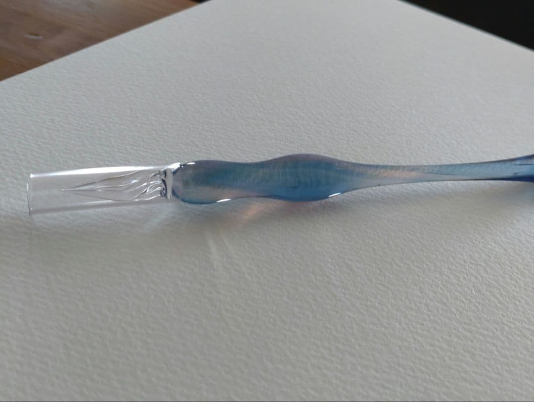 HASE硝子工房　ギフショナリーデルタコラボ限定　ガラスペン　Lucifer