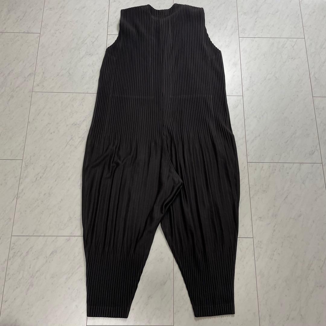 オムプリッセ イッセイミヤケ ジャンプスーツ ノースリーブ 消しプリーツ 1