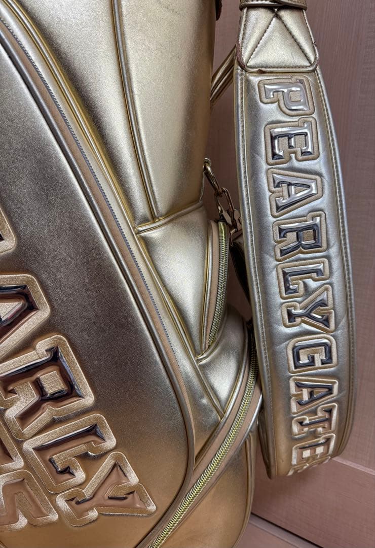 限定★パーリーゲイツ★キャディバッグ★ゴルフ★ゴルフバッグ★レア★ゴールド★金