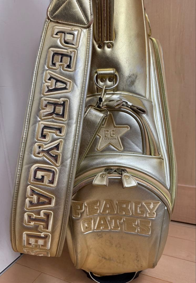 限定★パーリーゲイツ★キャディバッグ★ゴルフ★ゴルフバッグ★レア★ゴールド★金