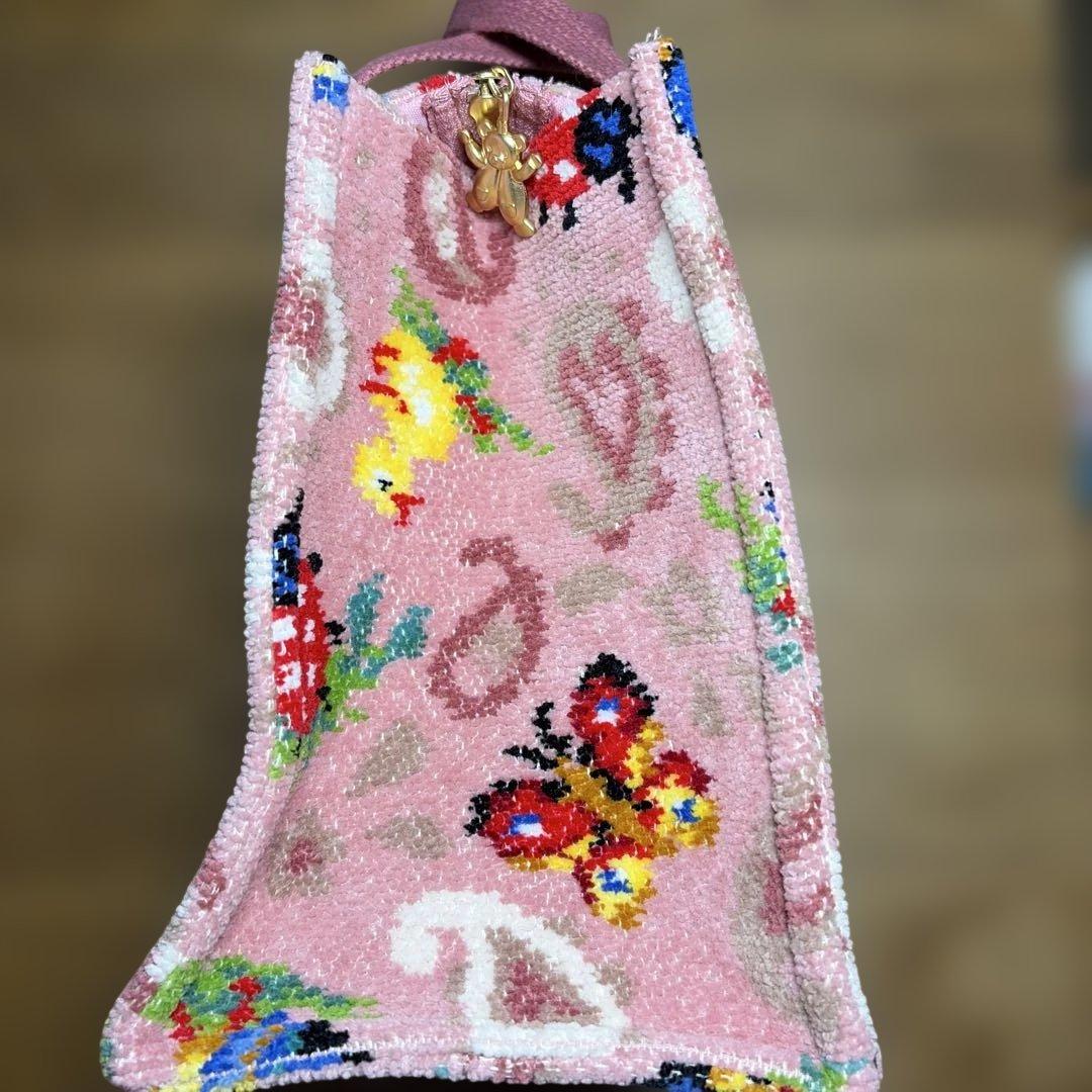 値下げしました　フェイラー　ハイジペイズリー　ピンクミニバッグ