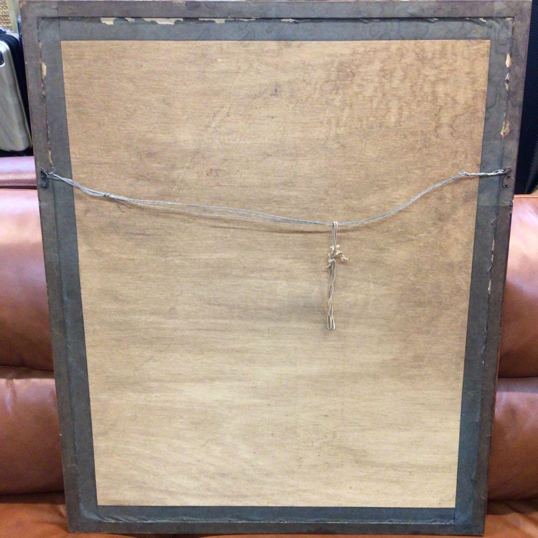 風船と少女の絵 エイボン カンパーナ 春 Avon Campana 絵画USED