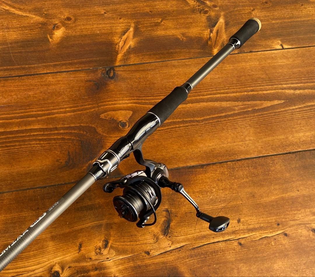 シーバスセット　スピニングロッド カーボン　シーバス　9ft 4ピース 超軽量