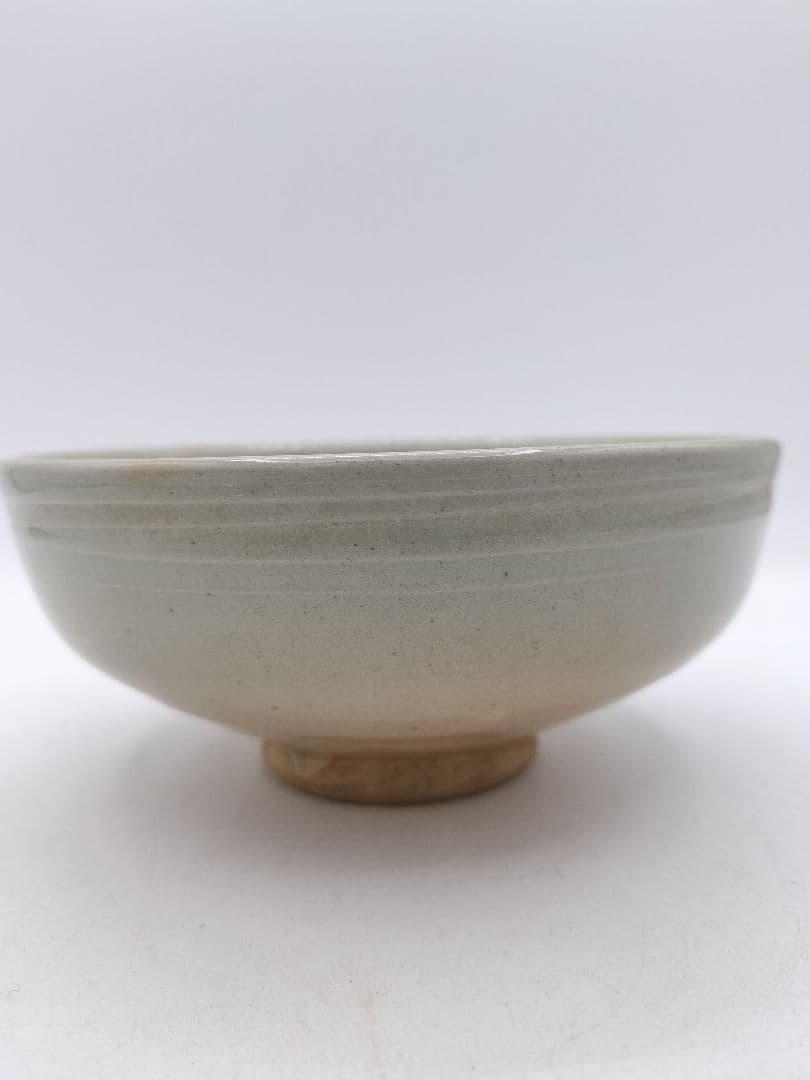 c735 平茶碗 ホタルの絵 朝日焼 紙箱 茶道具 古物