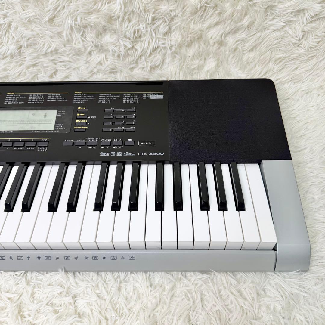 美品 CASIO CTK-4400 61鍵盤電子キーボード 電子ピアノ