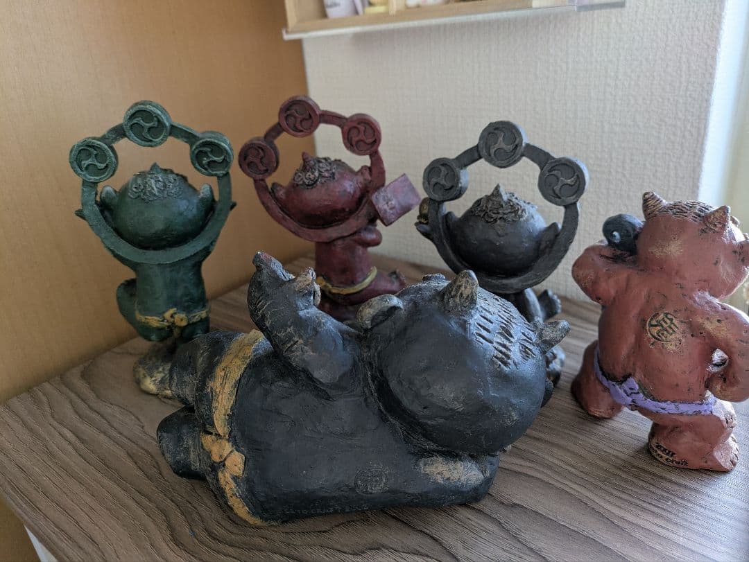 セトクラフト　鬼の置物 5体セット