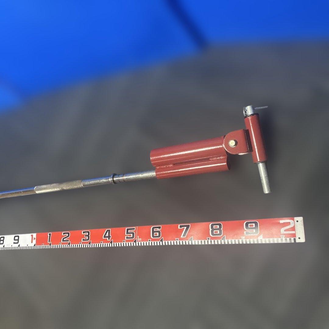 Ｔバーローセット。 バーベルプレート付き