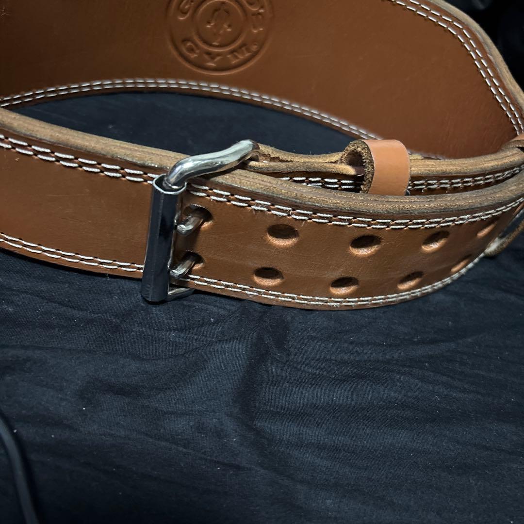 GOLD'S GYM プロレザー　トレーニングベルト Ｌサイズ