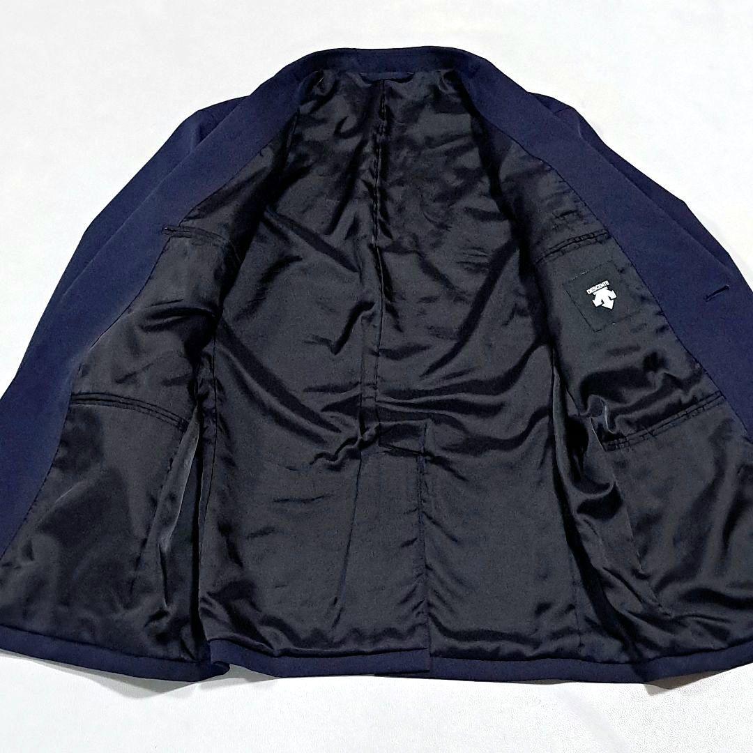 デサント　トラベルスーツ　セットアップスーツ　ストレッチ　ネイビー　AB5