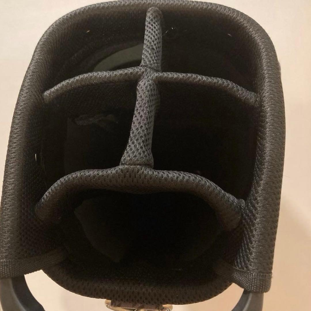 【SI】MIZUNO　千鳥格子柄 キャディバッグ ゴルフ 5分割 自立式