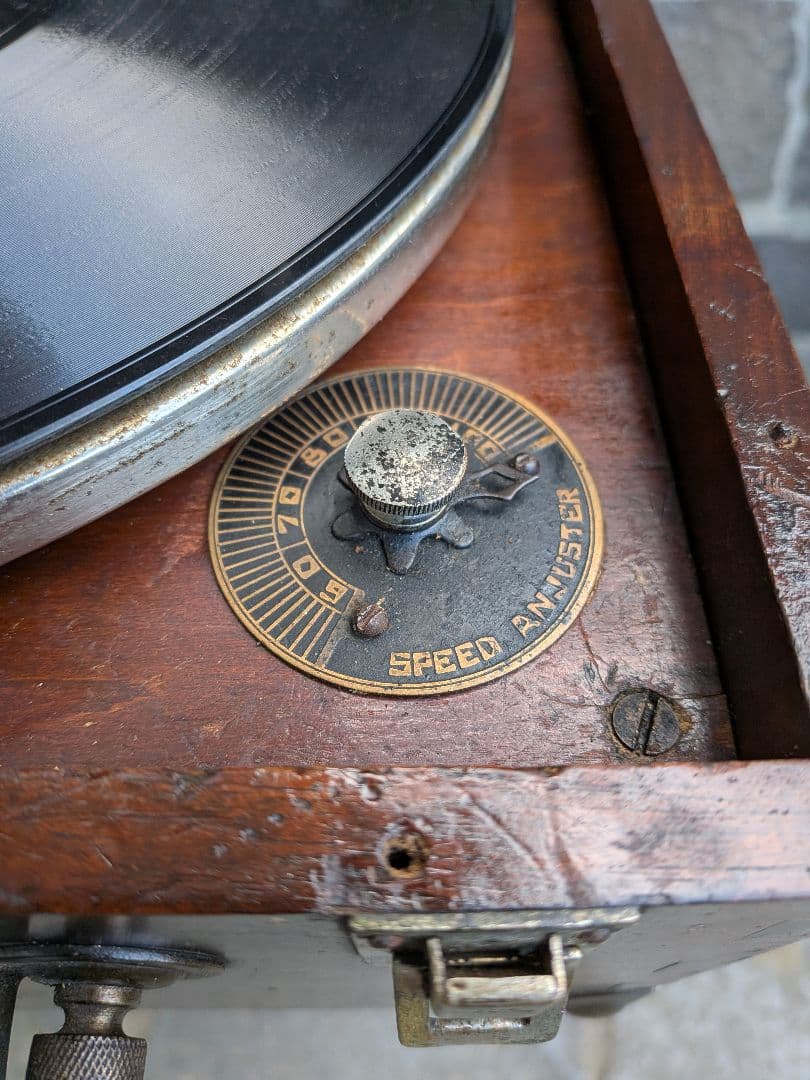 長*一様 アメリカ 1920-30年代製 Magna マグナ 上蓋裏 反響装置式