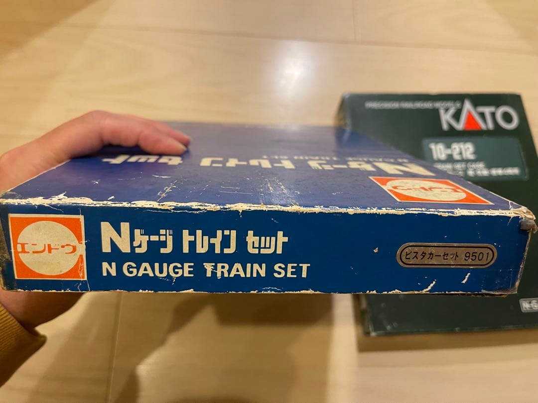 エンドウ 近鉄特急ビスタカー Nゲージ 4両編成＋1両(ジャンク品)