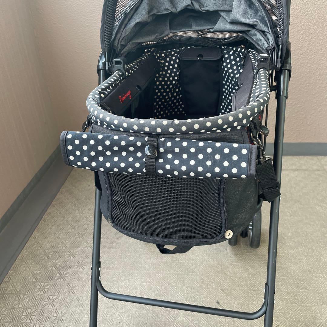 天使のカート シャンアンジェ クラシックデニム Sサイズ　ドット柄　カート付き