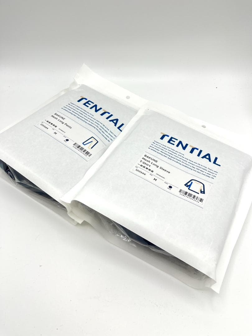 TENTIAL BAKUNE 長袖長ズボン Mサイズ ネイビー 新品未使用