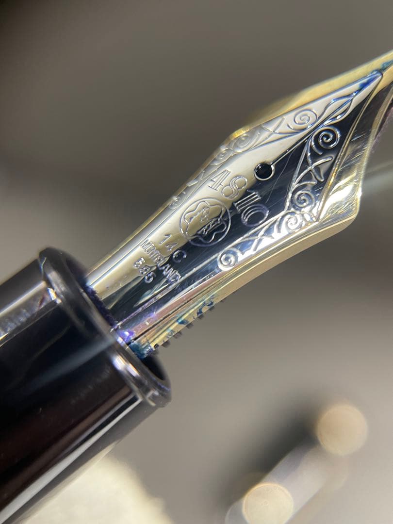 MONTBLANC 万年筆 14C 585マイスターシュテック