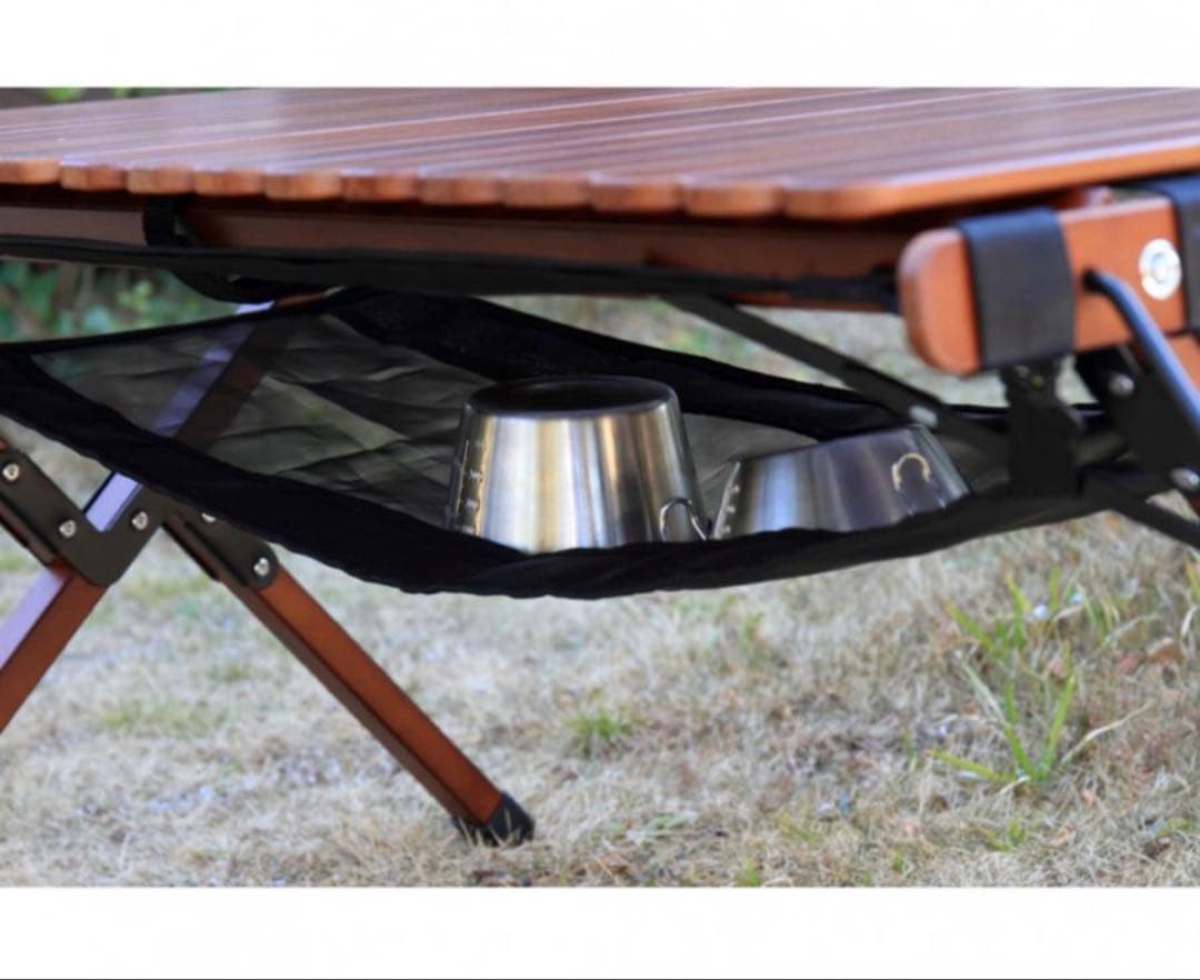 アルペンアウトドア ウッドロールテーブル96 天然木新品未使用定価19,990円