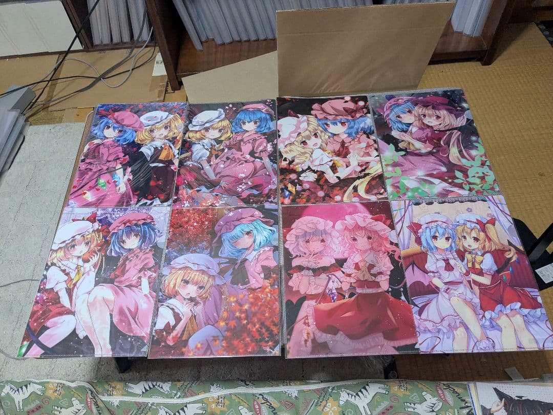 東方project　レミフラ クリアファイル 14枚セット