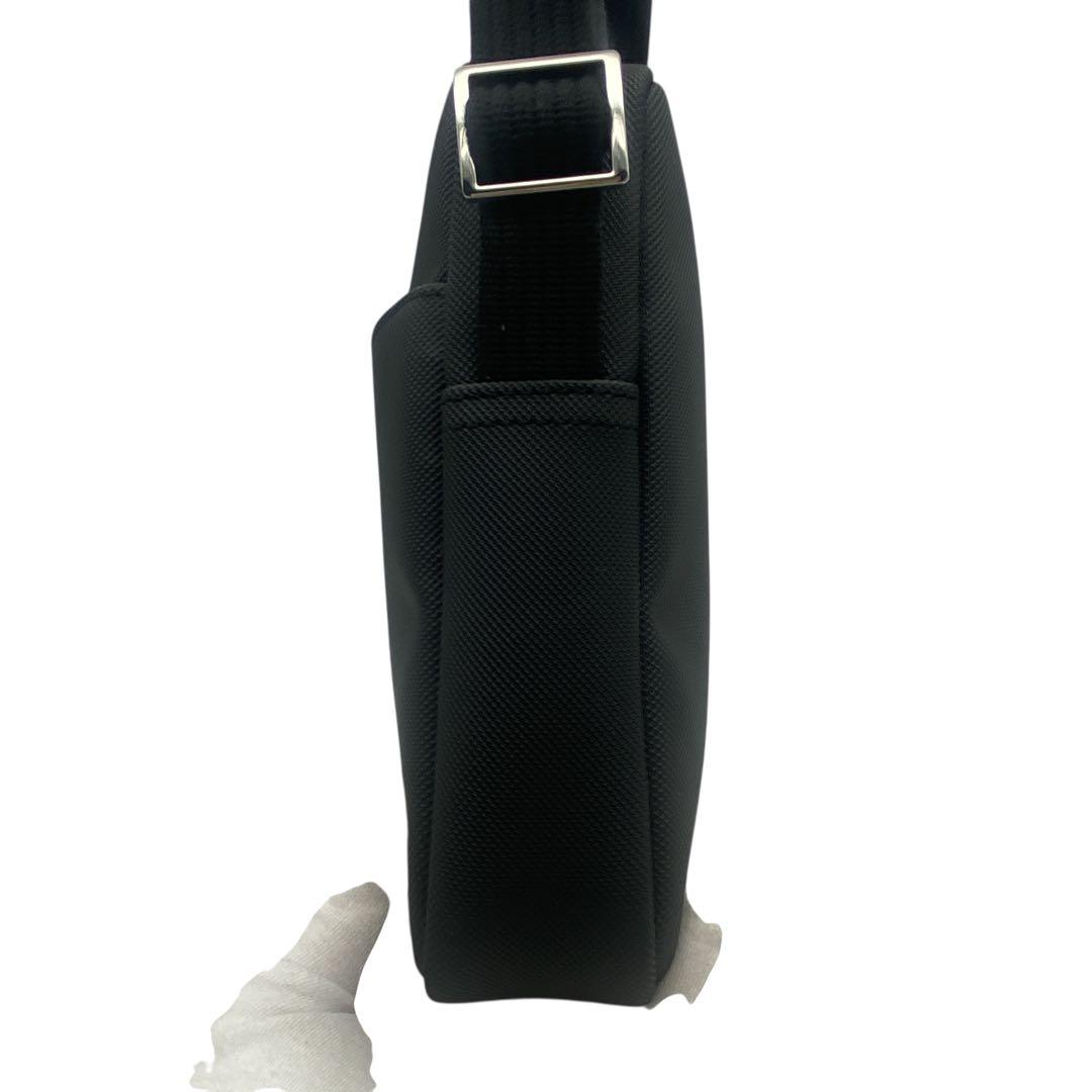 【未使用級】 LACOSTE ラコステ ショルダーバッグ ブラック