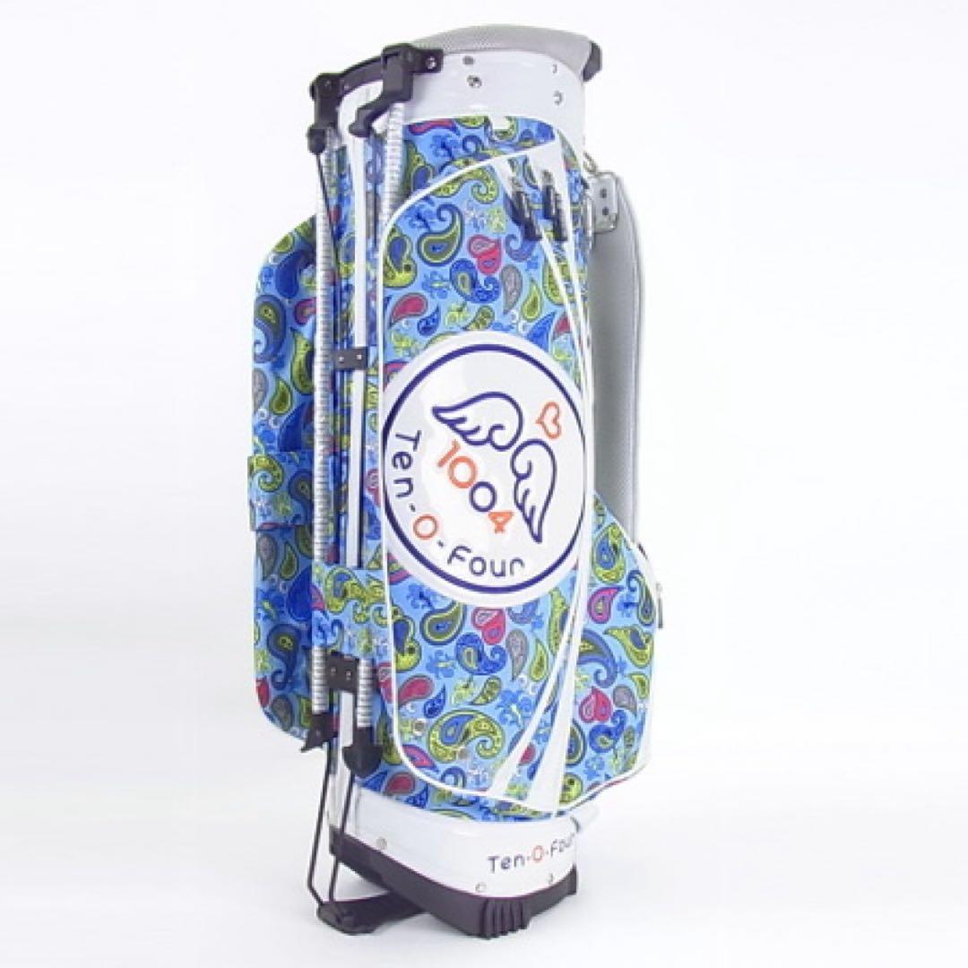 キャディバッグ Ten-O-Four 1004 ペイズリー柄 ゴルフバッグ