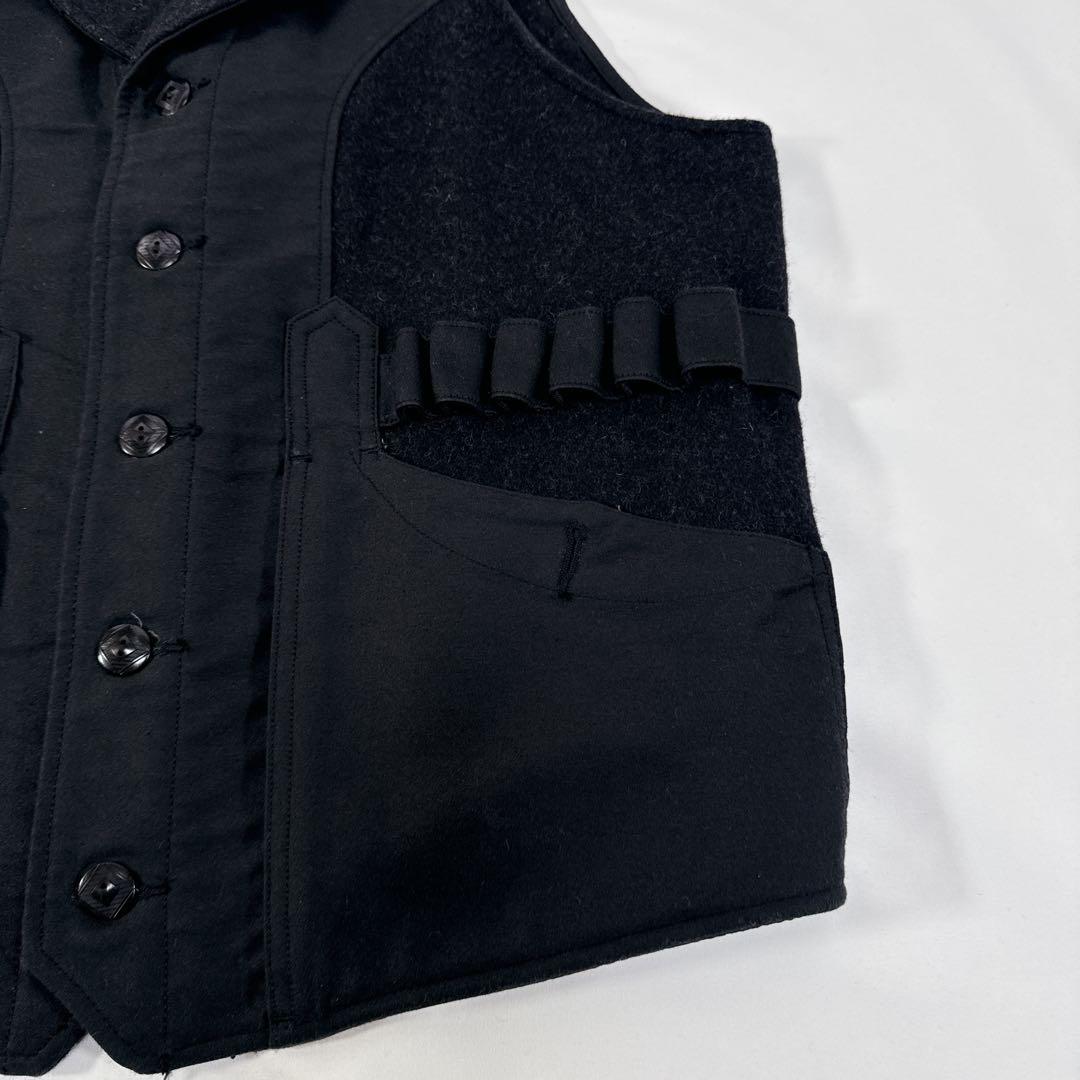 美品Stevenson Overall ハンティングベスト ブラック サイズ40