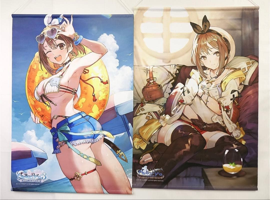 ライザのアトリエ　B2タペストリー 4本セット