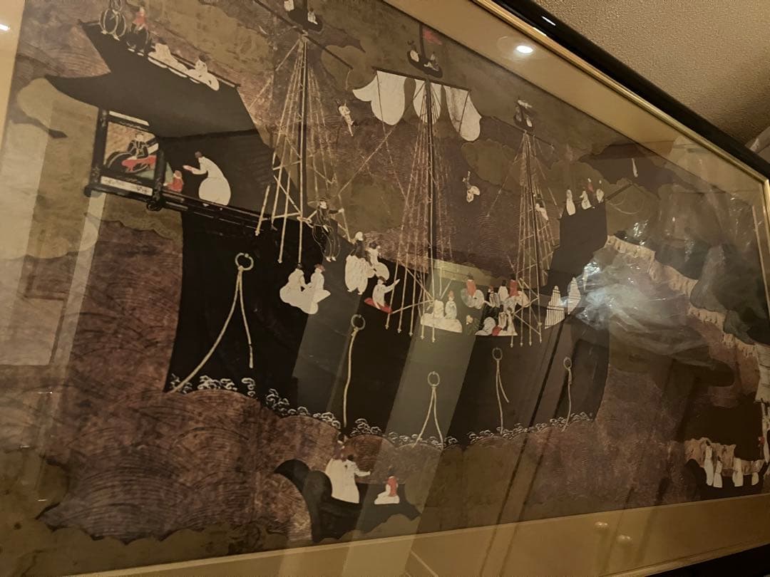 日本画　和　置物　絵　アンティーク　レトロ